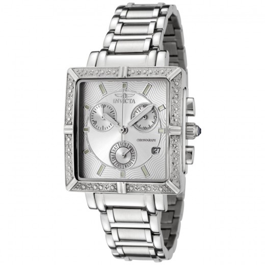 Diamond Stainless Steel Chronograph 