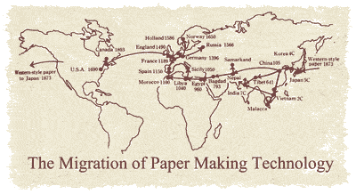 The Spread of Paper making