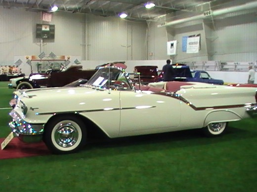 Classics and Chrome Car Show Loves Park Illinois photo of white convertible