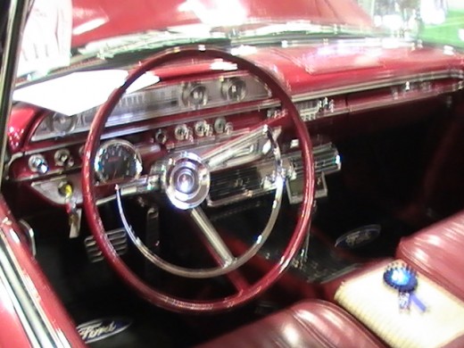 Classics and Chrome Car Show Loves Park Illinois photo of steering wheel
