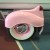 pink and white boat trailer wheel