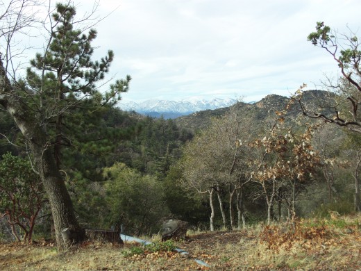 Another view of the mountains on my Southern California walk.