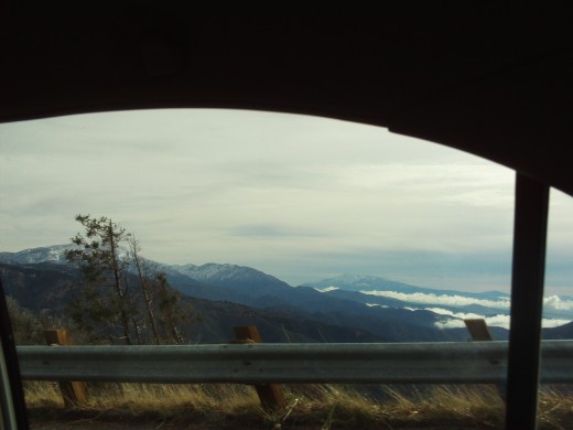 Another picture I took as traveling up Highway 18 looking down on the valley below.