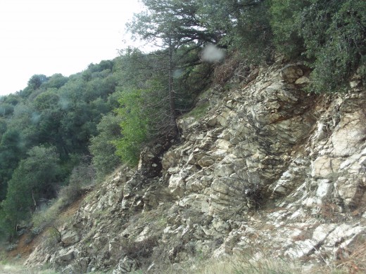 More rocks and boulders on Highway 18.