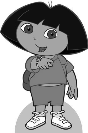 Dora in Grayscale