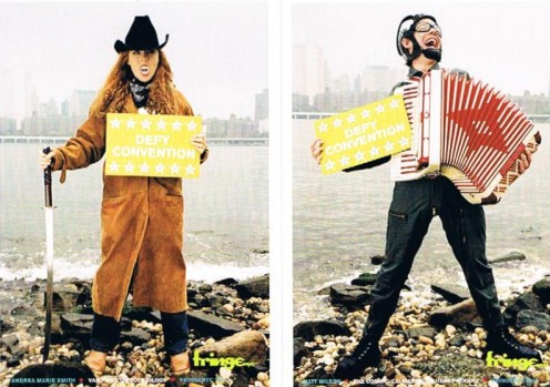 A lot of the annual Fringe Festival turned into an anti-Bush and -RNC action.