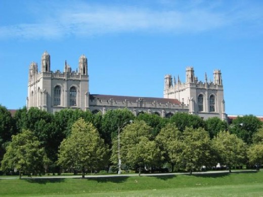 This is one view of the University of Chicago