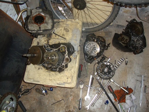 no problem- i stripped the dinsaur motor and fitted new bearings and seals- the chassis just needs a paint and clean.