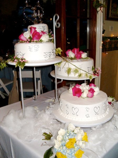 Wedding Cake is a big ticket item too sometimes.  Shop around for the best deals for what you want.