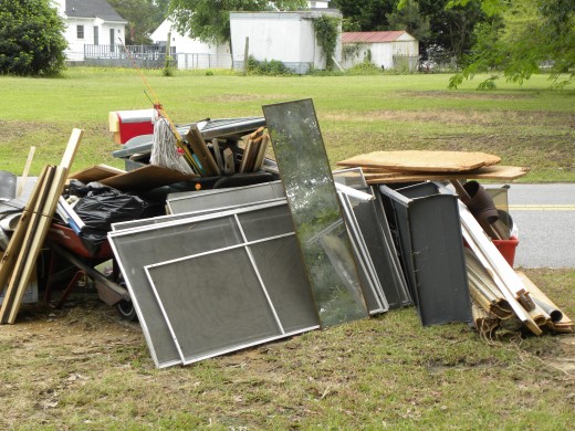 A pile of junk I pulled from my dad's garage and attic after he passed away. 