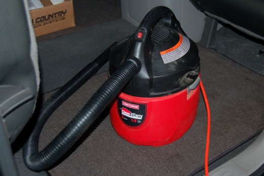 Crappy weather today, so instead of sitting around being bored, I attempted to vacuum out all the dog hair out of the Titan today.  Result: Borderline FAIL.