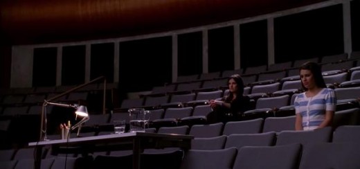 Rachel realizing Shelby was her biological mother.