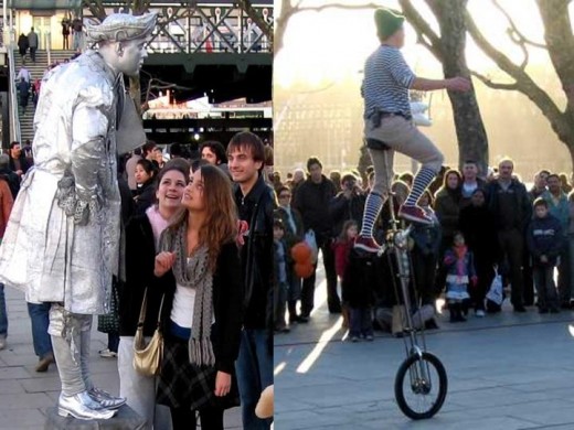 South Bank street entertainers