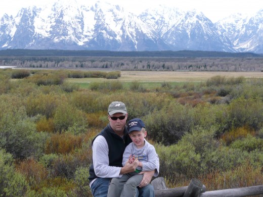 Phil and Son, Grand Tetons