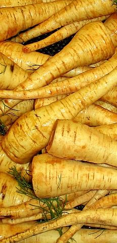 The parsnips, tarragon, and carrots add a natural, earthy sweetness to the beef stew. When you cut the parsnips into small pieces and add them early on in the cooking, they will break down to add texture to the gravy.