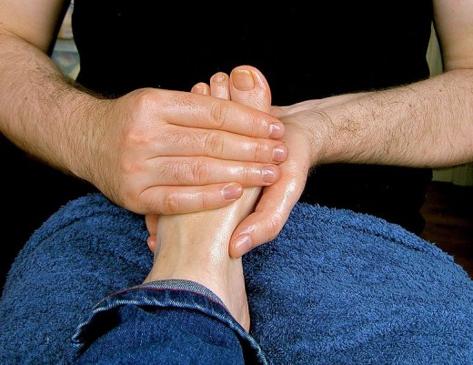 Treat yourself to a foot massage 