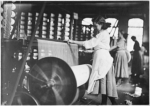 Child labor in sewing factory