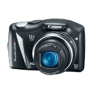 Canon PowerShot SX130IS 12.1 MP Digital Camera with 12x Wide Angle Optical Image Stabilized Zoom with 3.0-Inch LCD