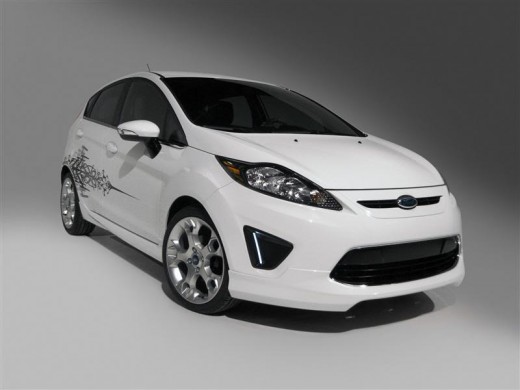 The new Ford Fiesta looks very similar to the Focus.