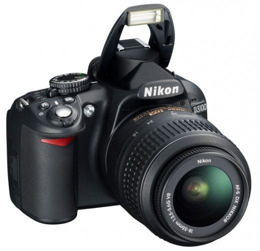 Nikon D3100 + 18 - 55mm lens