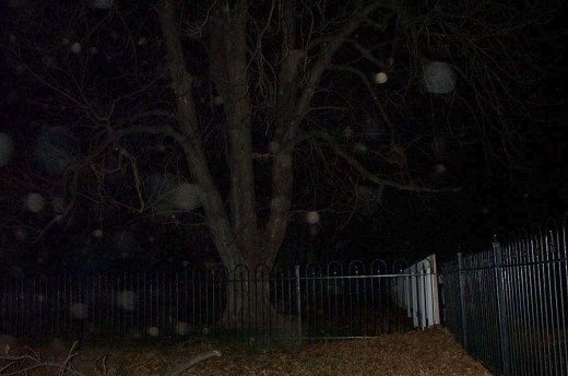 Sherfy house with lots of orbs saying hello  (from personal photo collection)