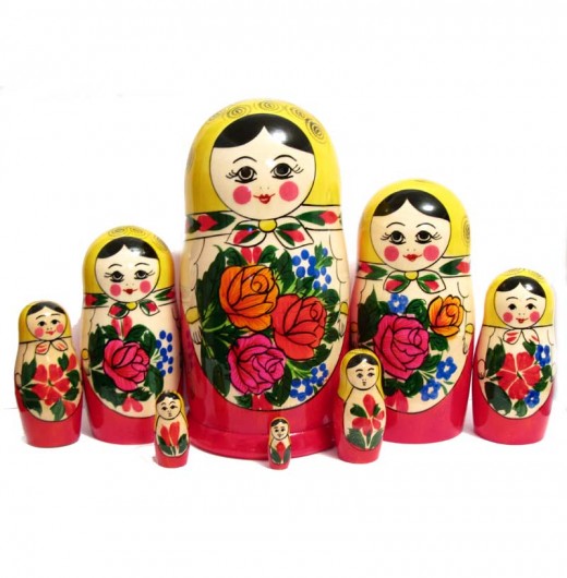 Stacking dolls to teach size and order