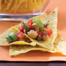 Black-Eyed Peas Salsa with Habanero Peppers