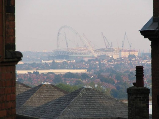 View of Wembley Park from Harrow On The Hill