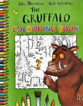 Gruffalo Colouring / Coloring Front Cover