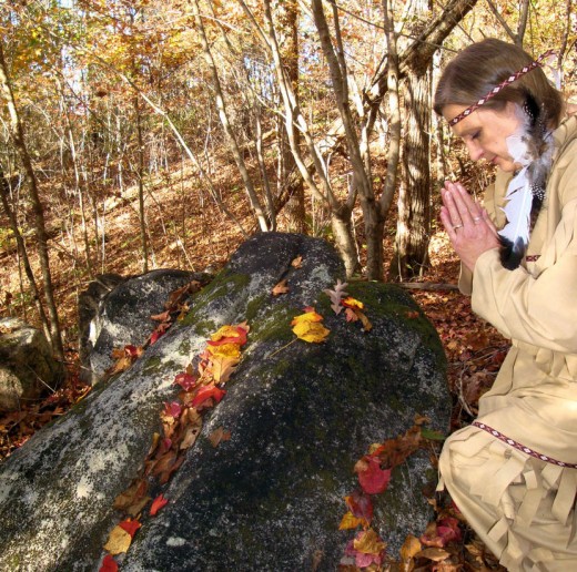 Praying Native American costume