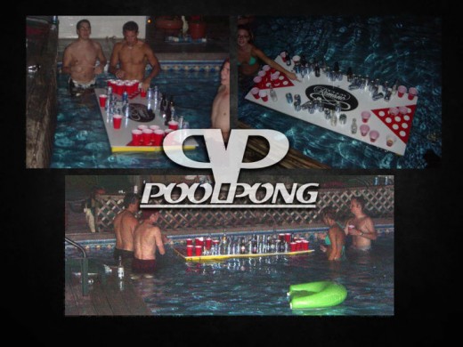 Floatable Beer Pong Tables