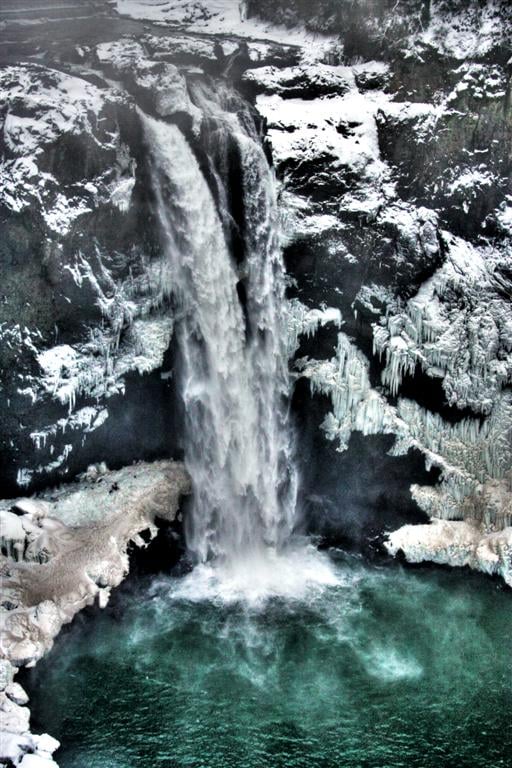 Snoqualmie Falls in Winter