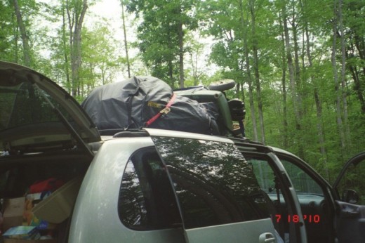 van loaded up