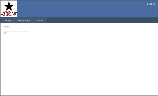 Figure 3 - Website with new menu item