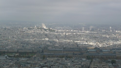 View of Montmartre and surrounding area