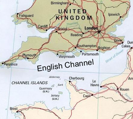 Newhaven is situated near Brighton, on the English Channel