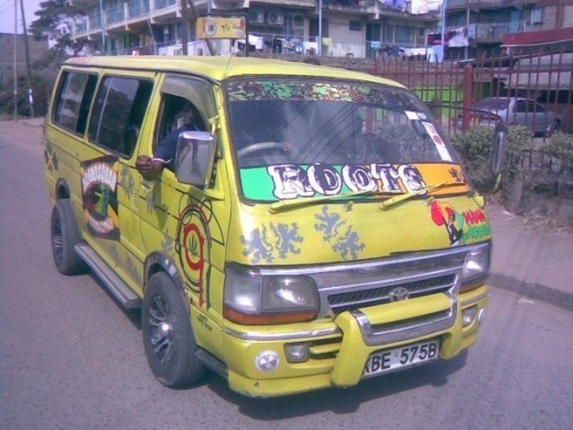 matatu..a pimped out public transport vehicle