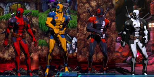 Dante and Deadpool pull out all the stops when it comes to their gear in both aesthetics and weaponry.