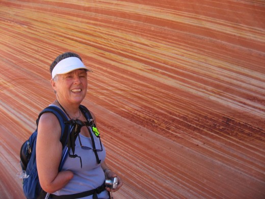 Marie-Belle was delighted and astounded by the colored striations-we all were