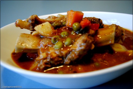 Beef Spare Ribs Caldereta