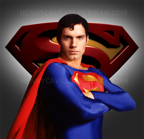 This Photoshop of Henry Cavill as Superman gives you a real feel for what he's going to be in the 2012 movie!
