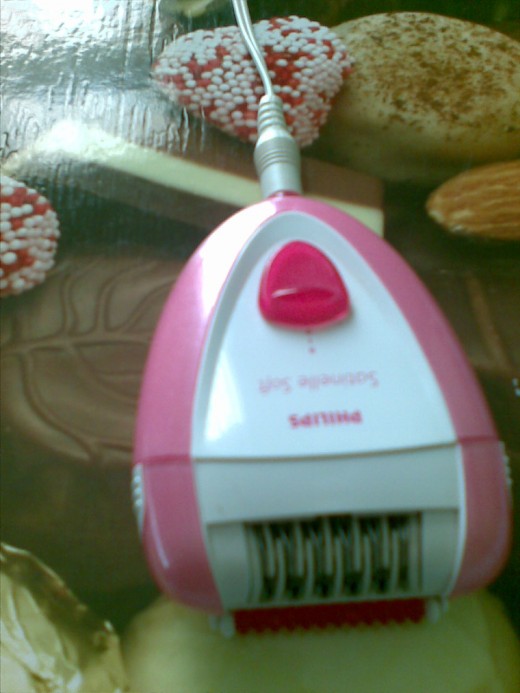 Get out  the candles, chocolate and red wine for some epilator pampering!