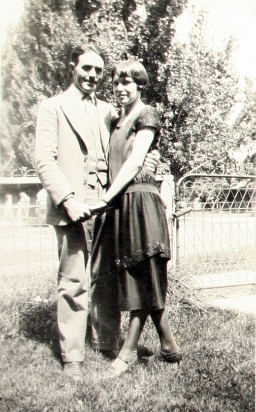 One of my favorite vintage photos of my grandparents around 1920.
