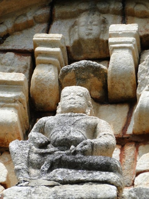 Stone carving of Lord Buddha