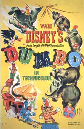 Original poster for "Dumbo."