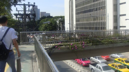 View of Wireless  Road from Phloen Chit Exit