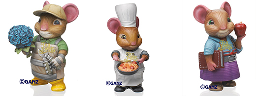 Gardener, Pasta Chef, and Teacher Figures
