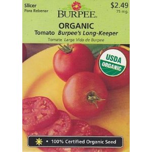 Burpee's Organic Long-Keeper Tomato Seeds - 75 mg