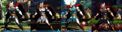 Amaterasu shines with many colorful coats as Thor shows off his Asgardian apparel