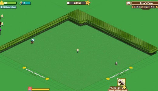 I got bored during class so I decided to catch up on Farmville.  I hadn't played in probably a year so I sold off/deleted everything and bough half a million dollars worth of lime trees.